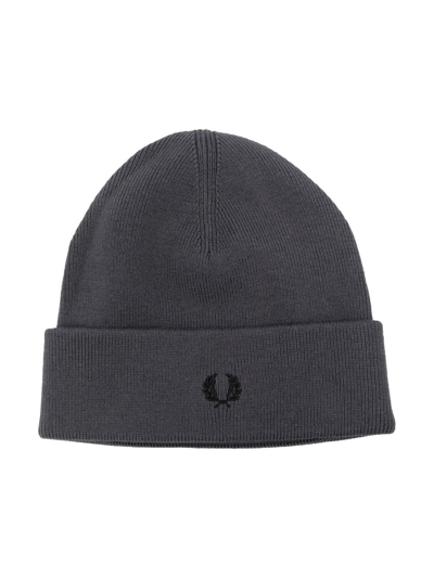 Shop Fred Perry Fp Merino Wool Beanie