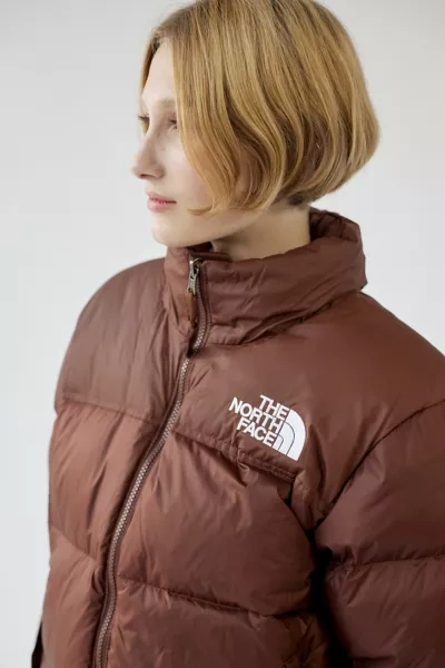 Shop The North Face 1996-version Nylon Nuptse Jacket In Brown