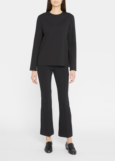 Shop The Row Beca Scuba Flared Pants In Black