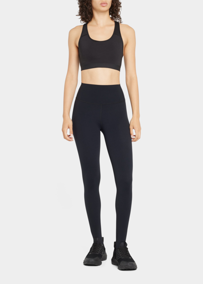 Shop Splits59 River High-waisted Airweight Stirrup Leggings In Black