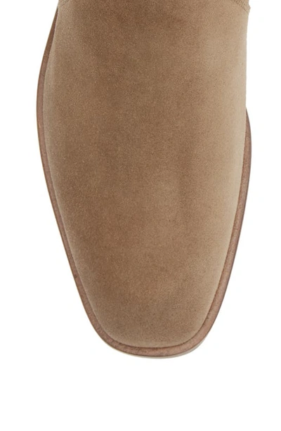 Aquatalia Colbie Water Resistant Suede Bootie In Light Taupe