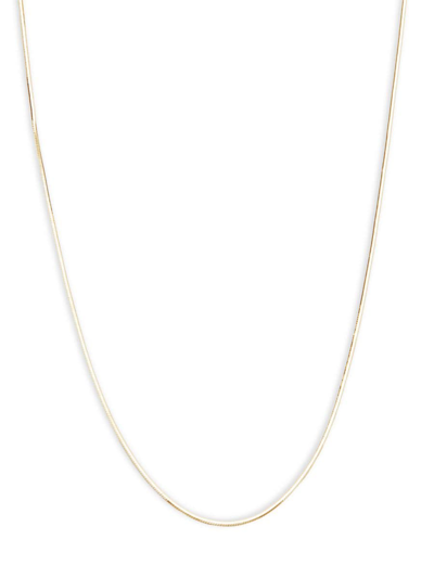 Shop Saks Fifth Avenue Women's 14k Yellow Gold Octagonal Snake Chain Necklace/24"