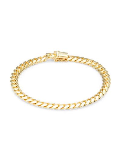 Shop Saks Fifth Avenue Men's 14k Yellow Gold Chain Bracelet