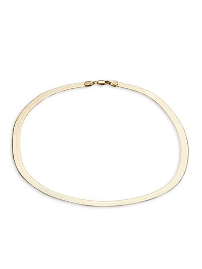 Shop Saks Fifth Avenue Women's 14k Yellow Gold Herringbone Chain Necklace