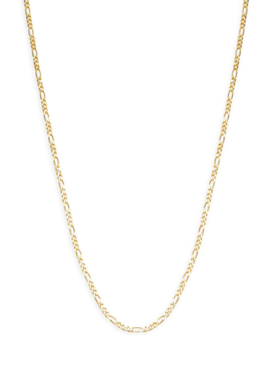 Shop Saks Fifth Avenue Women's 14k Yellow Gold Figaro Chain Necklace/18"