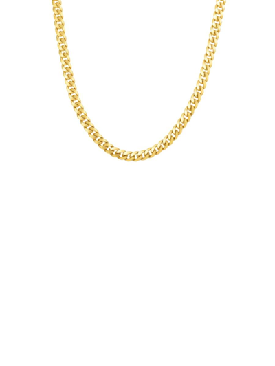 Shop Saks Fifth Avenue Men's Build Your Own Collection 14k Yellow Gold Miami Cuban Chain Necklace
