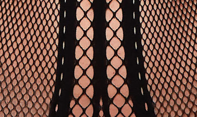 Hauty Halter Neck Fishnet Teddy In Black