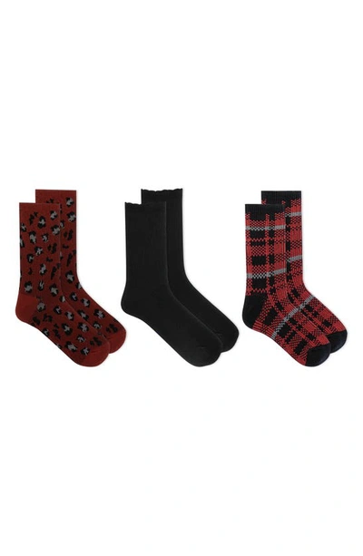Shop K. Bell Socks 3-pack Socks In Rdmul