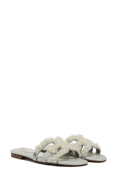 Shop Sam Edelman Bay Cutout Slide Sandal In Dusty Sage