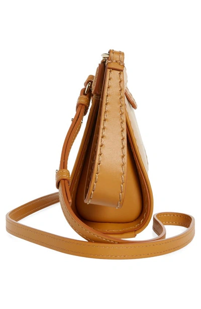 Shop Chloé Edith Leather Crossbody Pouch In Mustang Brown