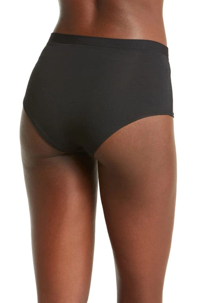 Shop Meundies Feelfree High Waist Briefs In Black