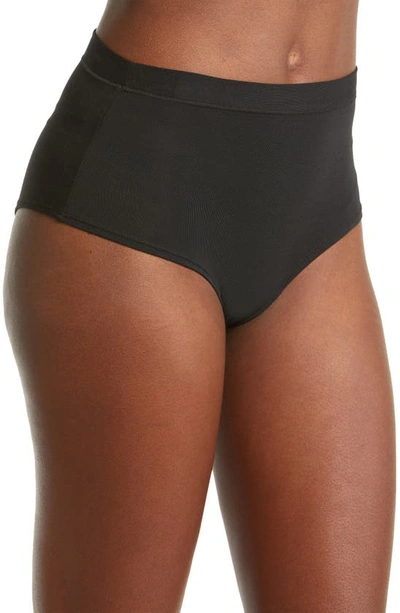 Meundies Feelfree High Waist Briefs In Black