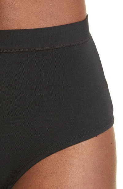Meundies Feelfree High Waist Briefs In Black