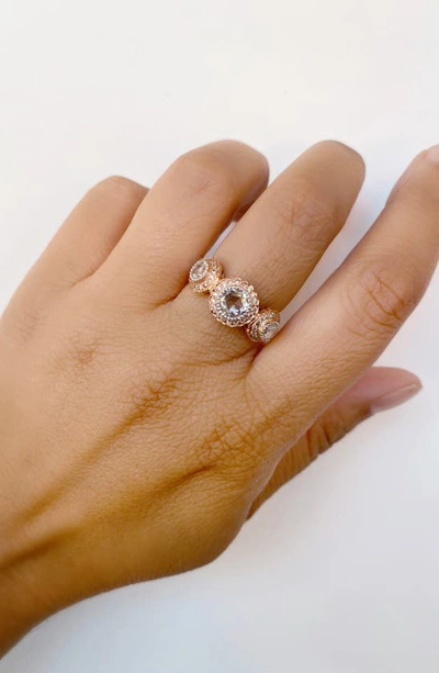 Shop Sethi Couture True Romance Diamond Ring In Rose Gold