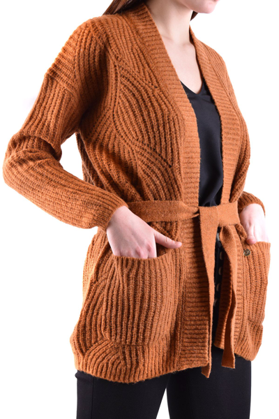 Shop Sun 68 Women's Beige Wool Cardigan