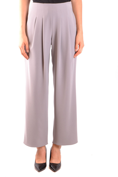 Shop Armani Collezioni Women's Grey Other Materials Pants