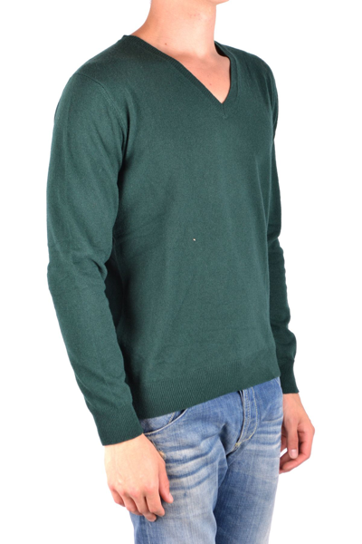 Shop Daniele Alessandrini Men's Green Other Materials Sweater