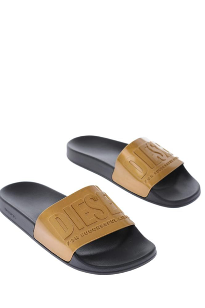Shop Diesel Women's Black Other Materials Sandals
