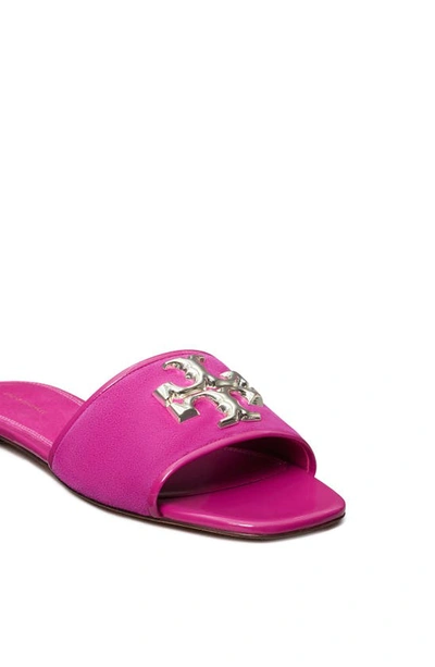 Shop Tory Burch Eleanor Slide Sandal In Fuchsia