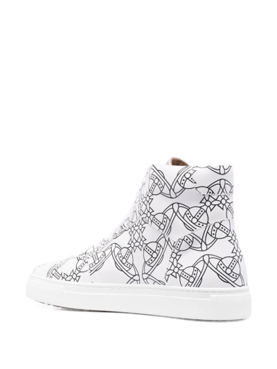 Shop Vivienne Westwood Men's White Other Materials Sneakers
