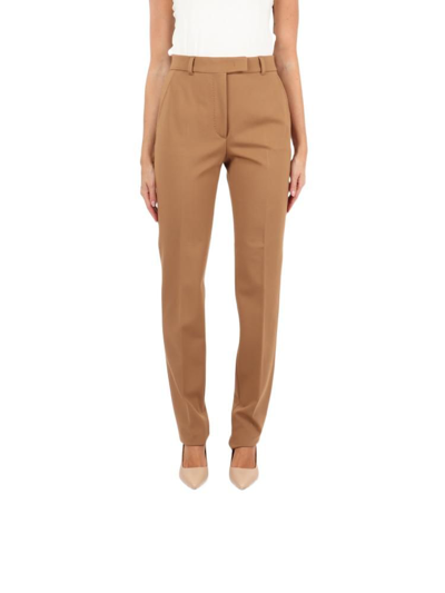 Shop Max Mara Studio Women's Beige Other Materials Pants