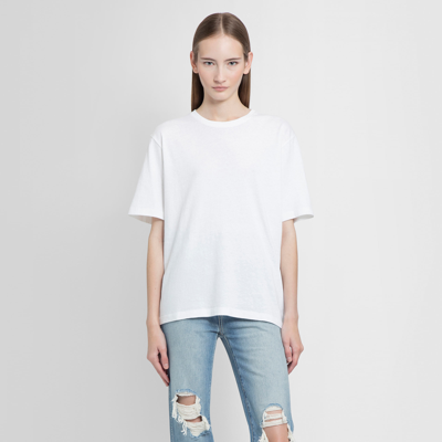 Shop Khaite Woman White T-shirts
