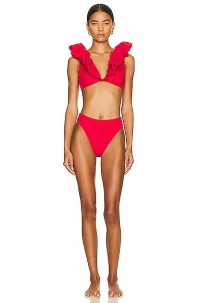 Maygel Coronel Cressa Bikini Set In Red | ModeSens