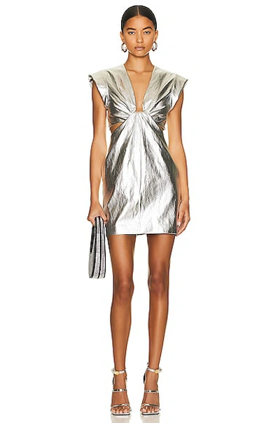 Shop A.l.c Adina Dress In Silver