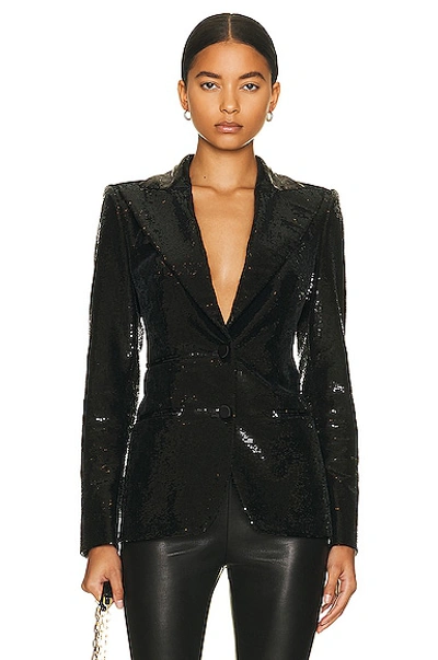 Shop Tom Ford Sequins Evening Jacket In Black