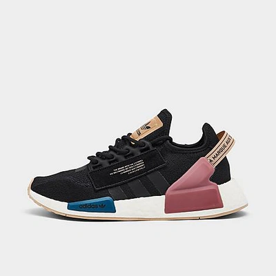 Adidas Originals Adidas Big Kids' Originals Nmd R1 V2 Casual Shoes In Core  Black/core Black/altered Blue | ModeSens