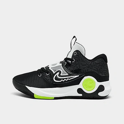 Shop Nike Kd Trey 5 X Basketball Shoes In Black/white/volt