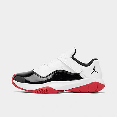 Shop Nike Jordan Boys' Little Kids' Air 11 Cmft Low Casual Shoes In White/black/university Red
