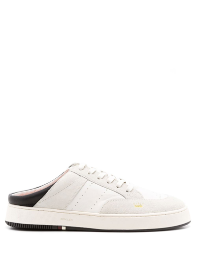 Shop Osklen Slip-on Leather Trainers In Neutrals