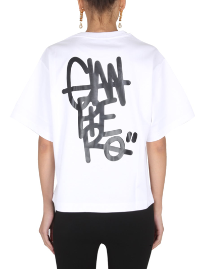 Shop Dolce & Gabbana T-shirt With Print By Giampiero D'alessandro In White