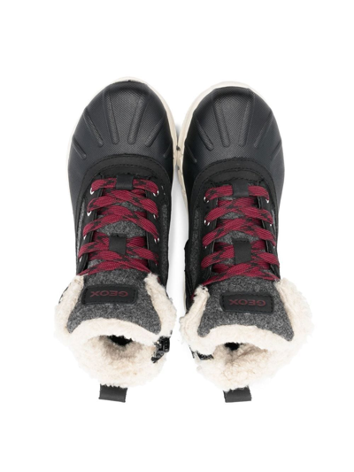 Geox Flexyper Abx Ankle Boots In Grey