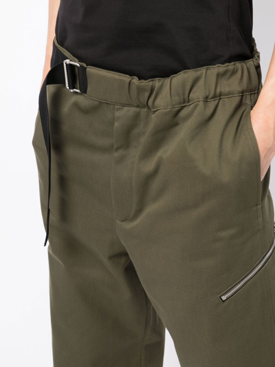 Oamc Straight-leg Tailored Trousers In Green