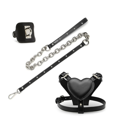 Shop Baurdelle Leather Ludo Harness, Leash And Cuff Set (medium)