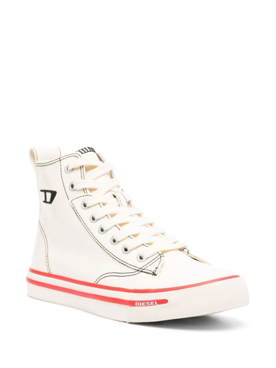 Diesel S-athos Mid Sneakers In Neutrals