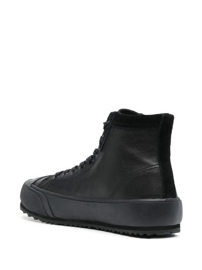 Shop Diesel S-principia Mid X Sneakers In Black
