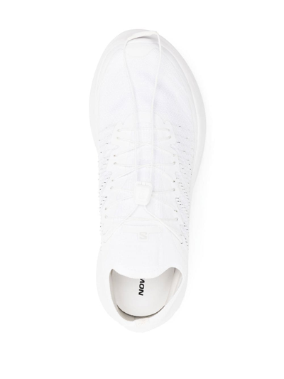 Comme Des Garçons White Salomon Edition Xt-6 Expanse Platform Sneakers In White