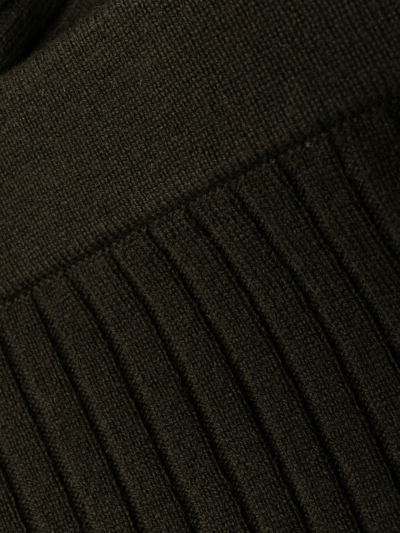 Eres Coeur Ribbed-knit Shorts In Green
