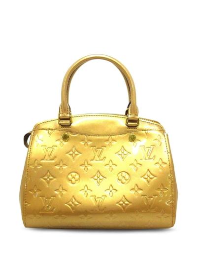 Pre-owned Louis Vuitton Brea Pm 手提包（2015年典藏款） In Yellow