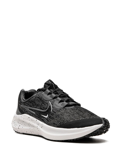 Shop Nike Zoom Winflo 8 Shield Sneakers In Black