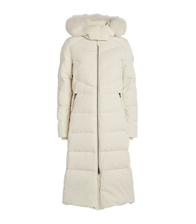 Shop Woolrich Down-filled Carley Parka Coat In Neutral