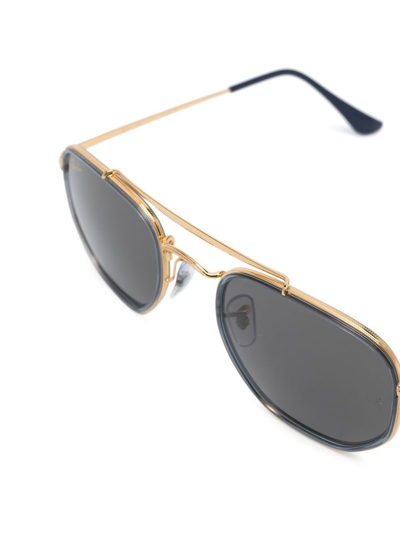 Ray Ban Aviator-frame Sunglasses In Gold