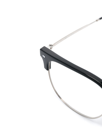 Ray Ban Square-frame Optical Glasses In Silver