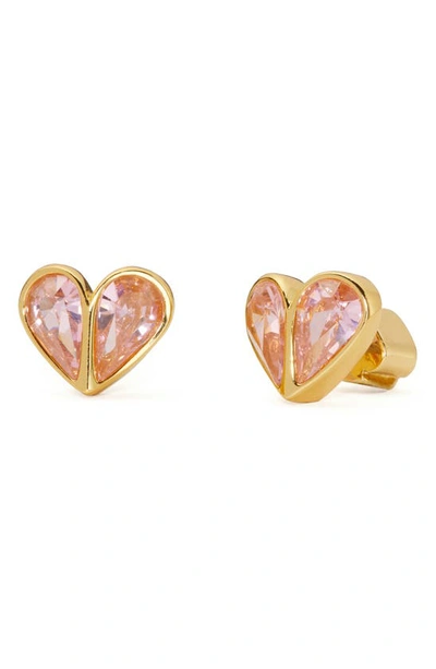 Kate spade rock 2024 solid heart earrings