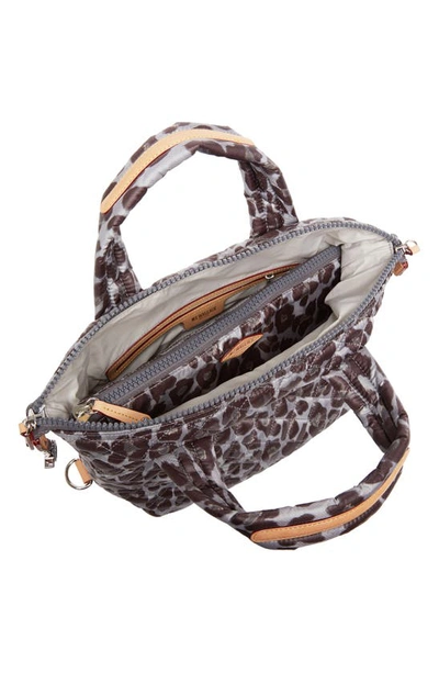 Shop Mz Wallace Small Sutton Bag In Magnet Leopard