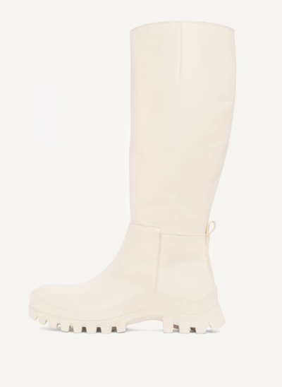 Dkny Women's Tall Lug Boots In Gardenia | ModeSens