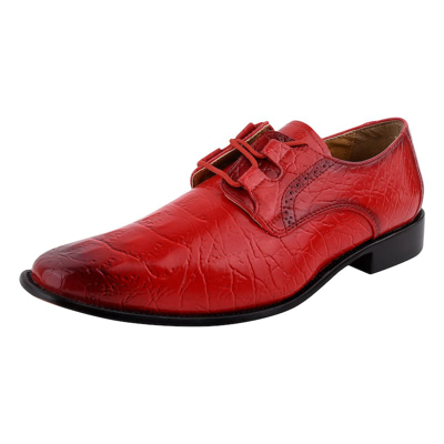 Shop Libertyzeno Hornback Genuine Leather Upper With Lining Shoes In Red